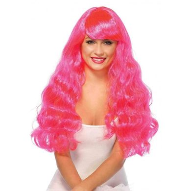 Длинный волнистый парик Neon Pink Starbrigh Leg Avenue 60 см