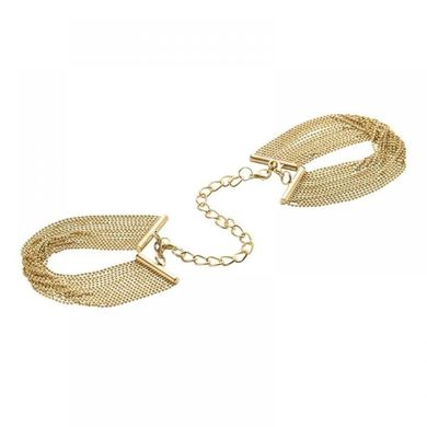 ТЕСТЕР/Браслеты-наручники MAGNIFIQUE Bijoux Indiscrets Gold (при покупке 10 ед., 1 тестер за 1 грн)