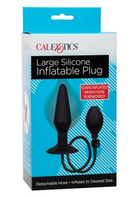 Анальная пробка с накачкой L CalExotics Silicone Inflatable Plug, 14 x 1.7–3.9 см