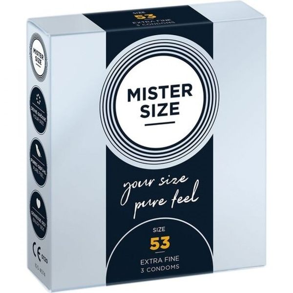 Презервативи Mister Size 53mm pack of 3