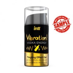 ТЕСТЕР/Рідкий вібратор Intt Vibration Vodka Drink Energy (при покупці 10 од., 1 тестер за 1 грн)
