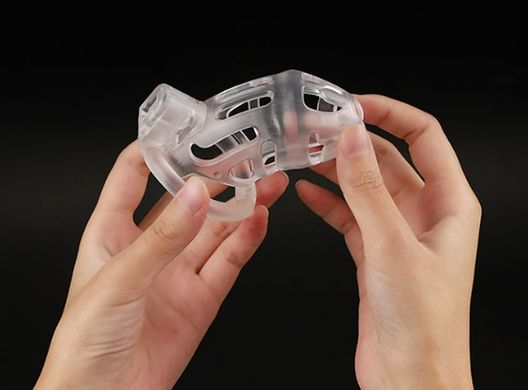 Пояс верности пластик с 3-мя кольцами Прозрачный Sevanda Lockink