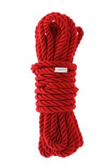Веревка для бондажа нейлоновая, красная, 5 метров, BLAZE DELUXE
