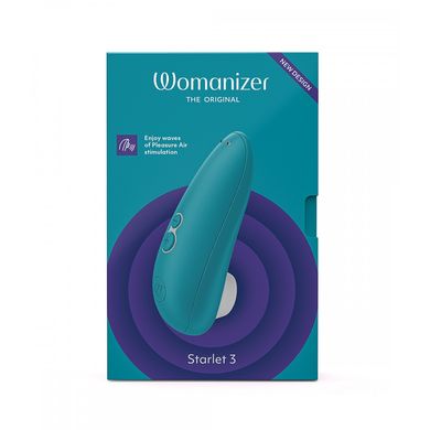 Вакуумный клиторальный стимулятор Womanizer Starlet 3 Turquoise