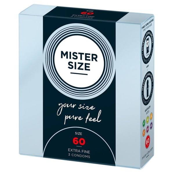 Презервативи Mister Size 60mm pack of 3