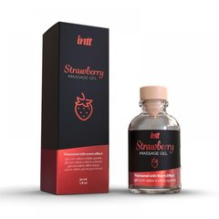 Їстівний масажний гель для інтимних зон Intt Strawberry 30 мл