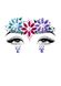 Самоклеючі прикраси для обличчя Leg Avenue Dahlia face jewels sticker O/S