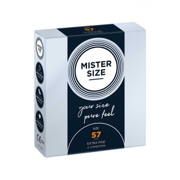 Презервативи Mister Size 57mm pack of 3