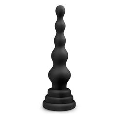 Анальна ялинка силікон Easy Toys Beaded Cone чорна, 16.5 см