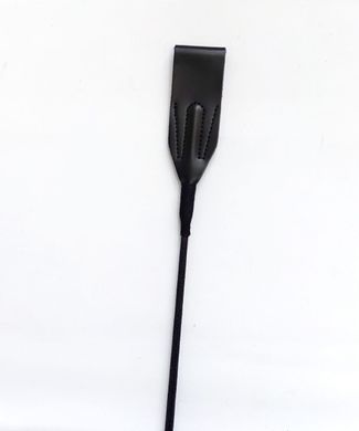 Стек с серебристой вставкой на ручке 55 см Crop black L