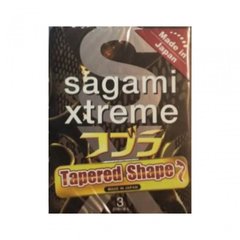 Супертонкі латексні презервативи Sagami Xtreme Cobra 3шт
