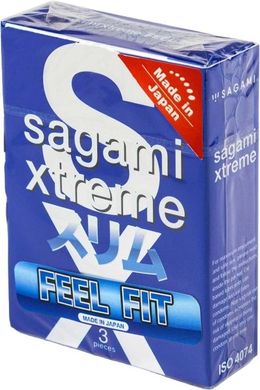 Супертонкие латексные презервативы Sagami Xtreme Feel Fit 3 шт