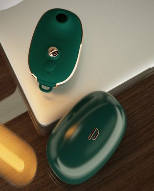 Вакуумный стимулятор клитора Qingnan No.0, силиконовый, зеленый