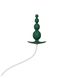 Анальний плаг з вібрацією Qingnan No.8 Mini Vibrating Anal Beads Green