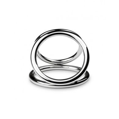 Эрекционное кольцо металлическое, тройное Sinner-Triad Chamber Metal Cock